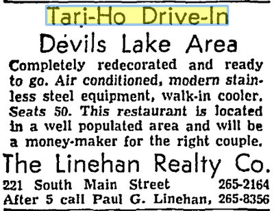 Tari-Ho Drive-In - June 1966 For Sale (newer photo)